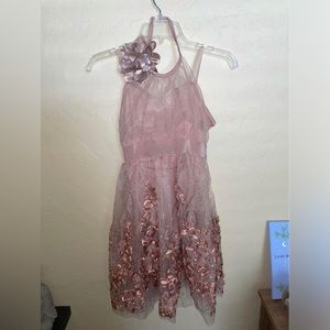 pink one piece solo costume